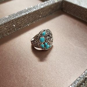 Samuel B. Sterling Turquoise Ring